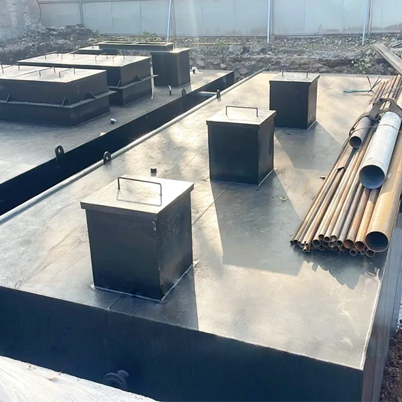 Echipament descentralizat la scară mică de canalizare menajeră îngropată